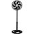 VENTISOL VENTILADOR COLUNA TURBO 6 PAS 30CM PRETO 127V PREMIUM - Imagem 1