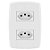 ILUMI CONJUNTO LEV 2 TOMADAS 10A 250V (87120) - Imagem 1