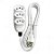 ILUMI EXTENSAO 2P+T CABO PP BRANCA 20A 03MT (169997) - Imagem 1