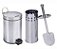 GLOBAL MIX KIT LIXEIRA 5LTS + ESCOVA SANITARIA - ACO INOX - Imagem 1