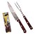 KIT CHURRASCO 2 PECAS HOLZ PROFISSIONAL WELLMIX - Imagem 1