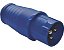 JNG PLUG INDUSTRIAL AZUL 2P+T 16A J02PL-013 (16076) - Imagem 1