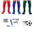 Kit 02 Pares Meião Futebol Infantil Juvenil Bebe Cano Longo Atoalhado Algodão Original - Imagem 8