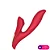 Vibrador Ponto G Com Estimulador Clitoriano - Imagem 1