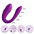 Vibrador Para Casal Com Estimulador Clitoriano e Controle Remoto - Imagem 1