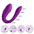 Vibrador de Casal Com Duplo Motor Controle Remoto Estimulador de Clitóris Recarregável - Imagem 4