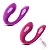Vibrador de Casal Com Duplo Motor Controle Remoto Estimulador de Clitóris Recarregável - Imagem 3