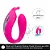 Aixasia Couple Vibrating - Vibrador Recarregável Para Casais Com Controle Wireless - 12 Modos de Vibração - Roxo - Imagem 3
