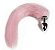 Plug Anal Rabo de Raposa Rosa Tamanho M - Imagem 1