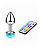 Plug Anal Com Led 13 Cores Com Controle Remoto - Imagem 1