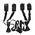 Bondage Kit - Tornozeleiras e Algemas Em Nylon Para Cama - Imagem 4
