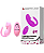 Vibrador Para Casal Recarregável Em Silicone Com 12 Modos de Vibração e Controle Remoto Sem fio - Tiffany - Imagem 1