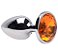 Plug Anal Metal Cromado Pequeno 7,3 x 2,8 cm - Imagem 5