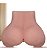 Masturbador em Formato de Bunda Em Cyberskin Com 2 Orifícios Penetráveis - 21 x 21 cm - Imagem 1