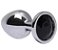 Plug Anal Metal Cromado Médio 8,2 x 3,4 cm - Imagem 3