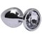 Plug Anal Metal Cromado Médio 8,2 x 3,4 cm - Imagem 2