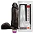 Prótese Pura Luxúria Realístico com Escroto e Vibro 19 x 5 cm - Imagem 1