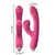 Vibrador Ponto G Com Estimulador Clitoriano Com Aquecimento Roxo - Imagem 2