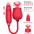 Vibrador De Ponto G E Clitóris Com Vai E Vem - Formato de Rosa - Imagem 1