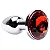 Plug Anal Mini Em Metal Cromado Cônico - Imagem 1