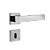 Fechadura de Inox Porta Interna Cromo Acetinado 40mm MI960 Inoxvita Papaiz - Imagem 1