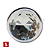 Plug Anal Cônico com cristal arredondado Transparente - G - Imagem 2