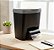 Lixeira Plástica 2,5 Litros na cor preta com suporte dispensador + 4 Rolos Refil P c/ 30 saquinhos - Imagem 3