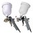 Pistola de Pintura Hvlp Pdr Pro500 Bico 1,5mm Kit 2 Peças Kp8 - Imagem 1