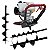 Perfurador de Solo a Gasolina Zmax Ea52i 51,7cc com Brocas 100 150 e 200mm Pz5 - Imagem 7