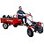 Motocultivador a Gasolina Branco Bttg15.0 90380015 com Carretinha Kawashima Tc500b 500kg Tc5 - Imagem 1
