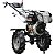 Motocultivador a Diesel Toyama 418cc 11hp Partida Elétrica Roda 12" TDT135RE12-XP Mc8 - Imagem 1