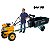 Motocultivador a Gasolina Zmax Zt900 7hp com Carretinha Garthen GCM-250 Basculante Bt1 - Imagem 6