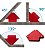 Esquadro Magnético para Solda 4 peças Capacidade 12kg Ke7 - Imagem 2