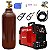 Inversor de Solda Tig Mma Galzer Max Tig 200a 220v Completa Cilindro 1m³ Regulador Gz7 - Imagem 1