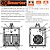 Inversor de Corte Plasma Compressor Embutido Smarter Minicut 45P140A 220v Cs7 - Imagem 3