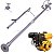 Motor de Popa a Gasolina Buffalo Bfg 7hp 212cc 4t com Rabeta Girafer Original 2259 Horizontal 1,7mts Rs1 - Imagem 1