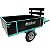 Carretinha para Motocultivador Garthen GCM-250 250kg 46693.0 com Roda de Aluminio e Ig0 - Imagem 1