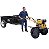 Motocultivador a Diesel Buffalo Bfde1120 10hp com Carreta Gio Implementos Agricolas GI 601 MOT 14 Capacidade 600kg Fixa Ig7 - Imagem 3