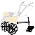 Kit Implementos Agrícolas para Motocultivador Roda Ferro e Arado de Aiveca Maquinafort Tm2 - Imagem 2