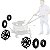 Kit Implementos Agrícolas para Motocultivador Roda de Ferro 15" ToT Power 2 Pneus e 2 Câmeras Z07 - Imagem 2