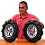 Par de Aros em Alumínio Tot Power 8" Polegadas 7 Raios 168kg com Pneu Agrícola e Câmera Roda Completa Z32 - Imagem 4