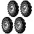 2 Pares de Aros em Alumínio Tot Power 8" Polegadas 7 Raios 390kg com Pneu Agrícola e Câmera Roda Completa Z34 - Imagem 4