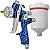 Pistola de Pintura Italco Hvlp Magic 3 Bico 1,4mm 600ml M34 - Imagem 8