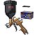 Pistola de Pintura Hvmp Pdr Pro Gold Bico 1,3mm Copo Preto 600ml P3gp - Imagem 4