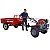 Motocultivador a Diesel Branco BTTD10.0E-1500 6 Marchas 10,6hp com Carretinha Kawashima Modelo Tc500b Capacidade 500kg Ck7 - Imagem 3