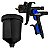 Pistola de Pintura Italco Gloss Azul HVLP Bico 1.3mm Px2 - Imagem 5