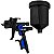 Pistola de Pintura Italco Gloss Azul HVLP Bico 1.3mm Px2 - Imagem 4