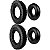 Par Pneu Universal 4.00-8 com Câmaras 2 Pneus 2pc - Imagem 2