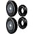 Par Pneu Universal 4.00-8 com Câmara e Roda Tot Power 2pm - Imagem 2