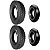 Par Pneu Universal Boartyre 4.00-8 70km/h 400kg 6 Lonas e Câmaras 2vp - Imagem 1